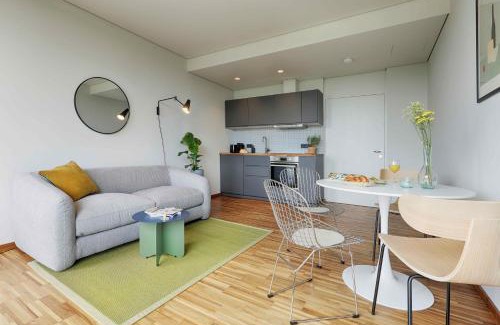 Steinbachtal Apartment | homie stay Architektenapartments im Grünen mit Blick auf die Würzburger Innenstadt