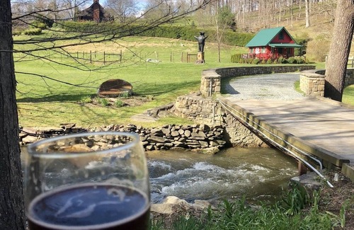 Sugar Grove Cabin | Honeymoon: Trout Stream, Huge Slide, Tubing & Petting Zoo