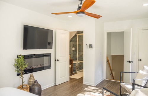 Hendersonville Cabin | Hot Tub, Fire Pit, Pets Ok, Nature Views