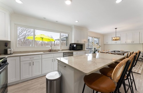 Albrightsville House | Hot Tub, Game Room, Fire Pit! Private Poconos Cabin