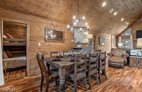 Shreveport House | Hot Tub, Log Cabin, Lake Front, Fireplace