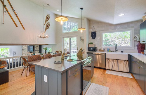 Evergreen House | Hot Tub, Mtn-View Deck: Peaceful Evergreen Home!