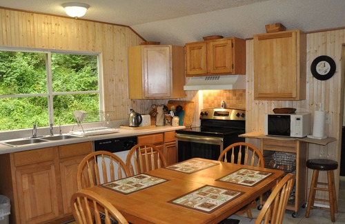 Hot Springs Cottage | HOT TUB~PRIVATE CREEKSIDE~WALK TO TOWN~