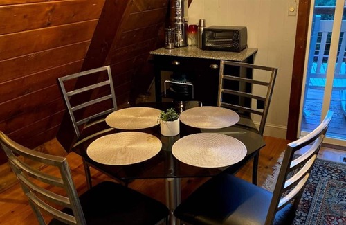Wolf Laurel Cabin | HOT TUB, Unique A-Frame Cabin, Walk to ski resort