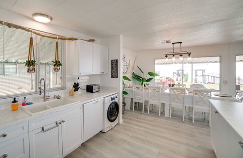 North Lakeport House | Hot Tub, Views & Dock! Playful Home on Clear Lake