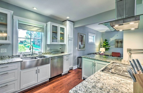 Meredith House | Hot Tub + Walk to Lakeside Dining: Meredith Home!