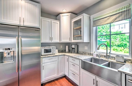Meredith House | Hot Tub + Walk to Lakeside Dining: Meredith Home!