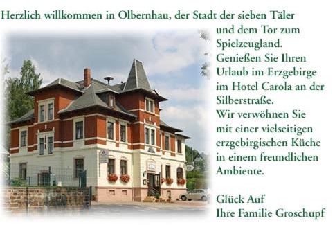 Olbernhau Hotel | Hotel Carola