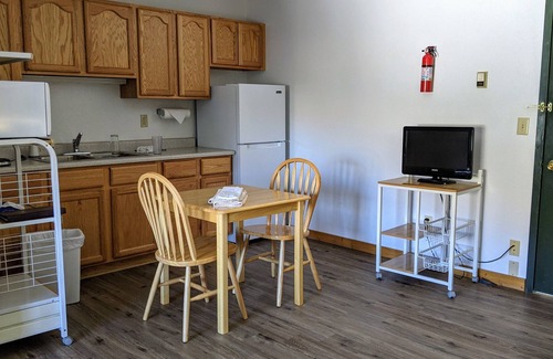 Almont Cabin | Hotel Style Lodge Room w/Kitchenette