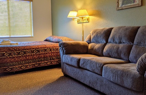 Almont Cabin | Hotel Style Lodge Room w/Kitchenette