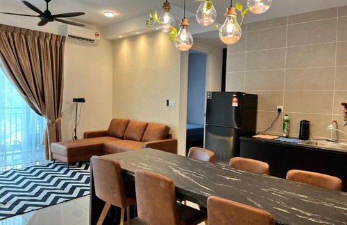 Ulu Kinta Apartment | Hotspring Suite 1911 @ Sunway Onsen Neighbour of Lost World of Tambun with Theme Park View, 2 room for 8 pax