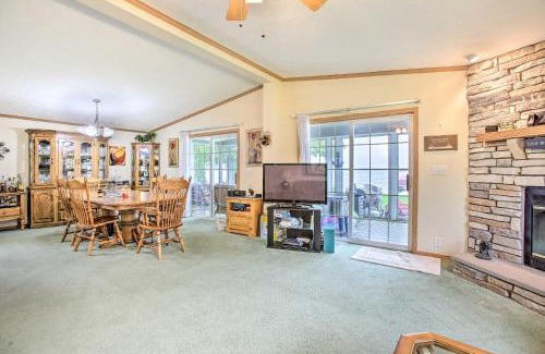 Houghton Lake House | Houghton Lake House with Fire Pit - 2 Mi to Trails!