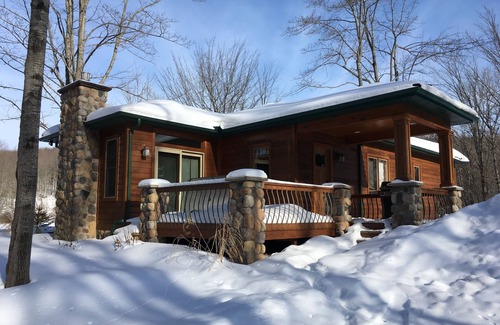 Great Valley House | House in Ellicottville near Slopes. 30 acres overlooking pond. Summertime too!
