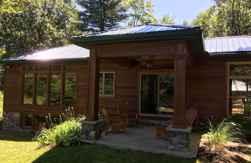 Great Valley House | House in Ellicottville near Slopes. 30 acres overlooking pond. Summertime too!