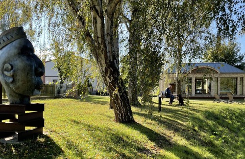 Paewesin House | House on the lakeshore with 360 ° view, with canoe, barely frequented swimming area