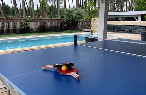 Le Porge House | House with swimming pool close to the ocean