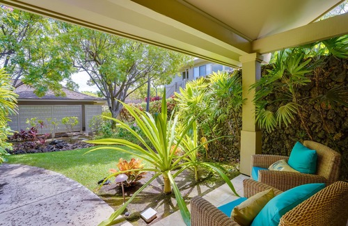 Kaupulehu Apartment | Hualalai Condo: Walk to Beach and Resort Amenities