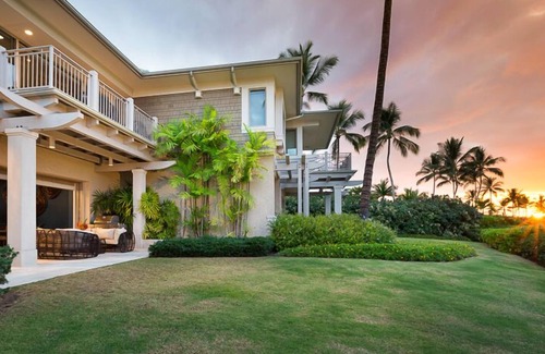 Kaupulehu Villa | Hualalai Palm Villa 140B ~ Ocean Views ~ along the15th Fairway