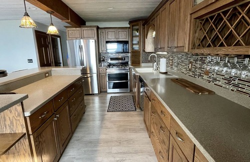 Straits of Mackinac House | Huge Family Lake Michigan Vacation Home, 6 bedrooms. Amazing Views!