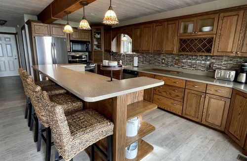 Straits of Mackinac House | Huge Family Lake Michigan Vacation Home, 6 bedrooms. Amazing Views!