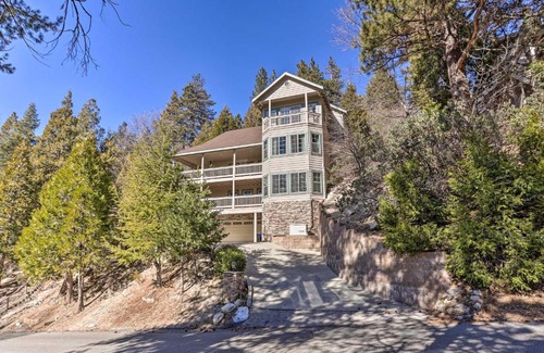 Blue Jay House | Huge Lake Arrowhead Home with 3 Decks and Grill!