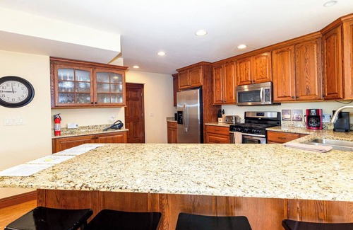 The Galena Territory House | Huge Luxury Pet-Friendly Home with pool table and firepit.