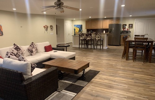Draper House | Huge private entrance newly finished basement apartment
