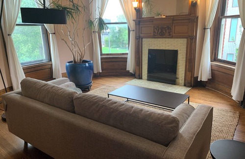 Midtown Apartment | Huge two story apartment at historic David C. Whitney mansion in Brush Park