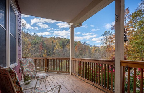 Leicester House | Hummingbird Hill Cottage: Peaceful mountain getaway, with mountain and creek views!