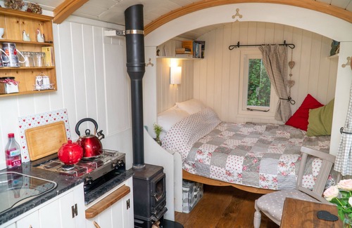 Ulverston Cabin | Hut in The Sheep Wash - Cosy Shepherd's Hut with log burner - Pet-friendly.
