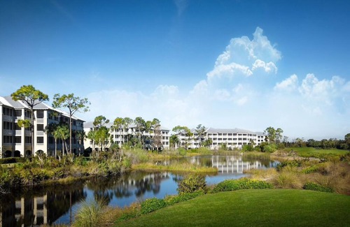 Estero Condo | Hyatt Coconut Cove- Luxurious two-bedroom villa with a private balcony.