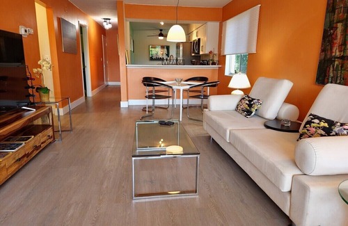 North Trail Apartment | Ideal 2-bed/2-bath condo at Whitaker Bayou.