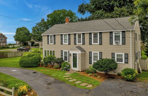 Madison House | Ideal Madison vacation home just steps to private beach!