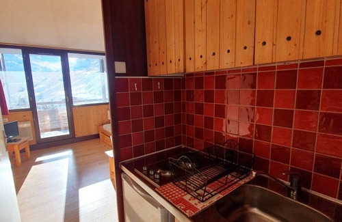 Les Menuires Apartment | Ideally located studio, 2 pers, ski-in/ski-out