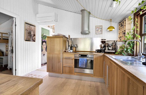 Lystrup House | Idyllic forest-fringed holiday home by the beach