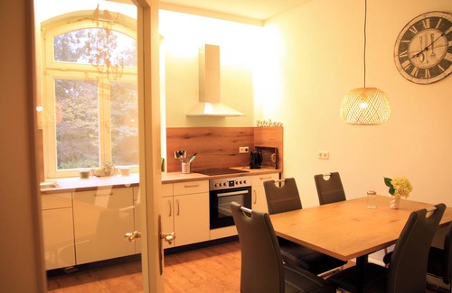 Xanten Apartment | Idyllische 4-Personen Wohnung mit Dachterrasse in der Villa Kolck