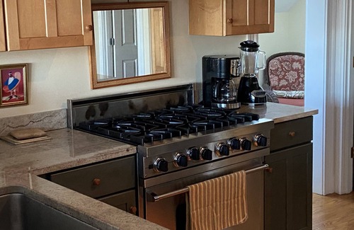 Falmouth House | Immaculate Luxury home, water views to Vineyard, private beach, bike path & more