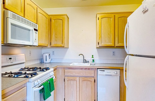 Oak Harbor Apartment | In-Law suite with mountain views, patio, jetted tub, & full kitchen