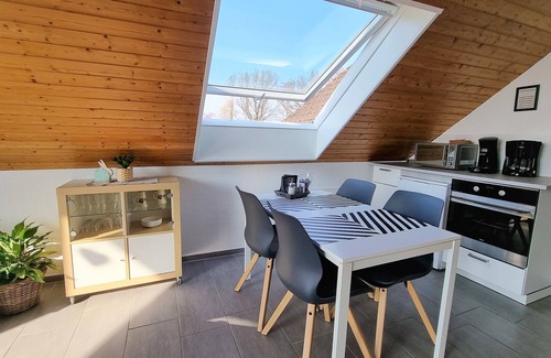 Seevetal Apartment | In the holiday home Hamburg: Apartment 2 with a covered balcony in a quiet location!