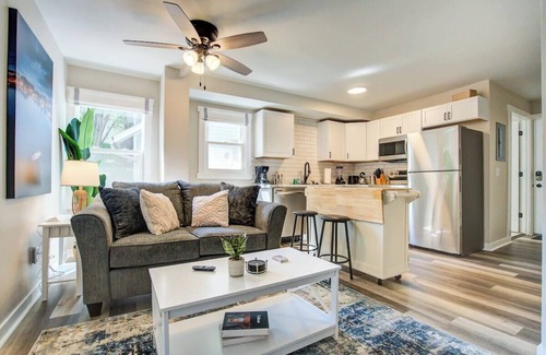 Madison Apartment | In-Unit Washer & Dryer. A/C. Pets ok. Fenced yard.
