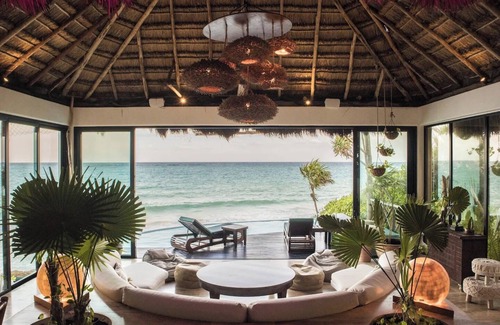 Tulum Villa | Incredible Beachfront Villa in Tulum - 10 People