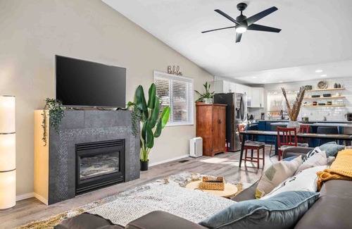 Evergreen House | Incredible Single Level Home, Open Layout, All New Decor and Furnishing, Fenced Backyard, Patio