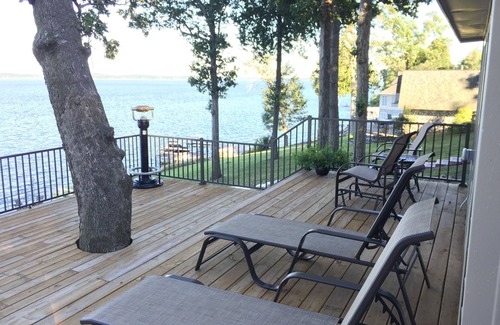Gilbertsville House | Incredible sunrises await you as you drink coffee and overlook the main lake.