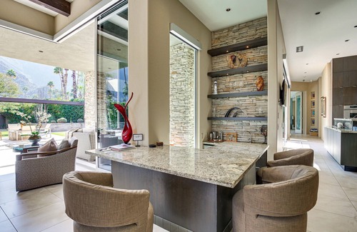 Indian Wells Villa | Indian Wells Country Club: Panoramic Mountain View/Pool with waterfall