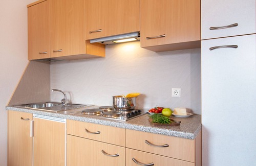 Sluderno Apartment | Indoor pool apartment for max. 3 persons Panoramic view of the Berge single location
