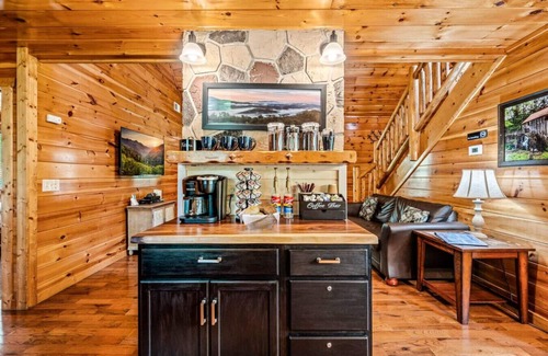 Pigeon Forge Cabin | Indoor Pool, Coffee Bar, Fire Pit, Games