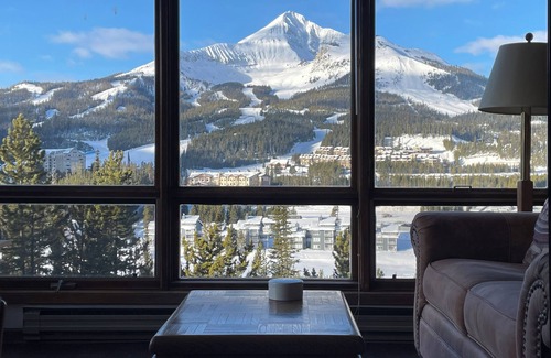 Big Sky Condo | Indoor Private Hot Tub, Wood Fireplace, 2BR,2BA Great Views! Sleeps 7