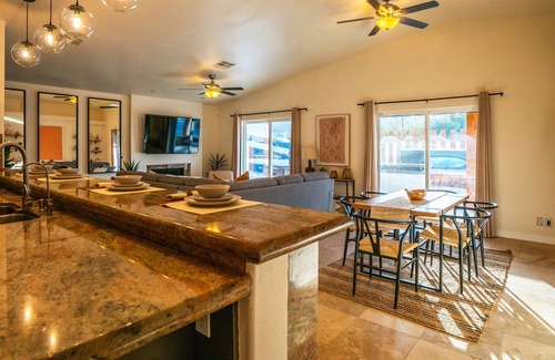 Palm Springs House | Intimate Getaway: Adult Red Room and Family Joy