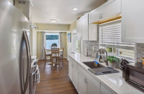 Navy Yard City House | Inviting Bremerton Home w/ Inlet Views!