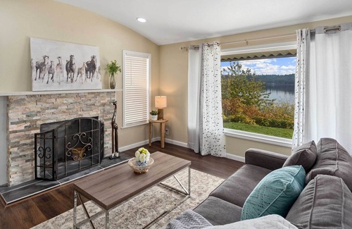Navy Yard City House | Inviting Bremerton Home w/ Inlet Views!